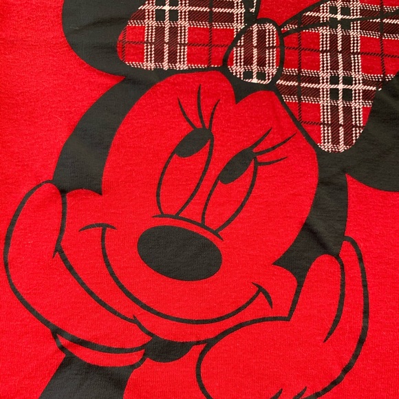 Disney Minnie Mouse Plaid Bow Shirt - Picture 4 of 8